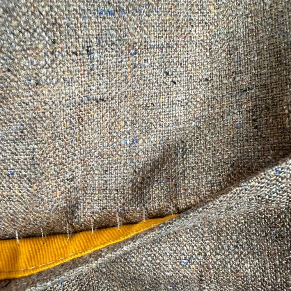 Men's NWOT Kroon 100% Silk Two Button Camel Brown Sport Coat‎ Size 46 R Blazer